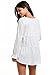 Meaneor Women's Ruffle Peplum High Low Swing Dressy Top Blouse, White, Medium