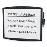 Fellowes Partition Additions Dry Erase Board, 15.375 x 13.25 Inches, White/Gray Frame (75905)