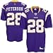Reebok Minnesota Vikings #28 Adrian Peterson Purple Authentic Football Jersey