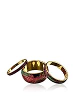 Desigual Brazalete x 3 Seduccio Rojo / Verde