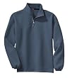NEW Port Authority Signature - Sueded Finish 1/4 Zip Sweatshirt Steel Blue-L F292