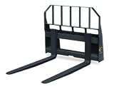 Skid-Steer Attachments: Quick Attach Frame Pallet Fork Skid Steer Attachment fits Bobcat