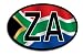 All Products : South Africa - Wavy Oval Decals