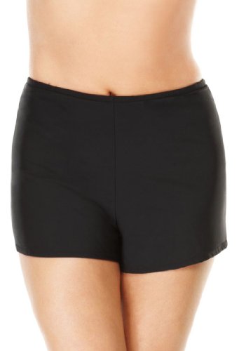Avenue Plus Size Solid Swim Short product image