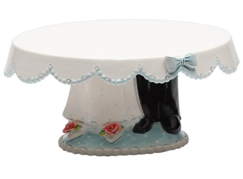 Appletree Design Bride and Groom Cake Stand, 11 by 5-1/8-Inch Appletree Design Bride and Groom Cake Stand, 11 by 5-1/8-Inch