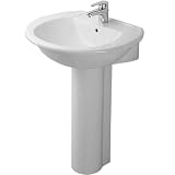 Duravit D11514001 White/WonderGliss/Three Tap Series D11513