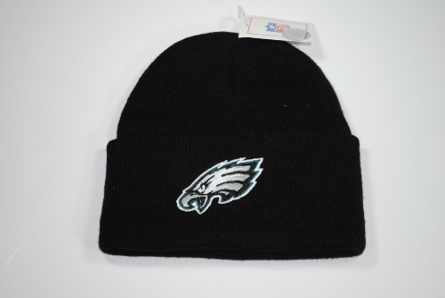Philadelphia Eagles Cuffed Black Knit Beanie Winter Hat Cap