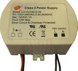 read full review 12V 12W Constant Voltage DC LED Driver UL approved Outdoor