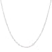 14K White Gold Cable Chain