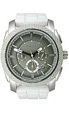 Fossil Chronograph Silicone Strap Grey Dial Men's watch #FS4553