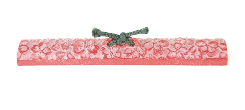 【南部鉄器 棒文鎮　桜　ピンク　中 】　サイズ：１９０××２５×高さ２ｍｍ 　重　量：４００ｇ 　カラー：濃いピンク