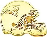 14K Gold NFL New England Patriots Football Helmet Tie Tac