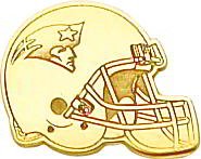 14K Gold NFL New England Patriots Football Helmet Tie Tac