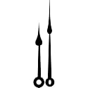 Brass Color Spade Clock Hands