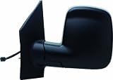 Fit System by K-Source 62098G Chevy Express Full Size Van/GMC Savanna Full Size Van 2003 to 2007 Driver Side Textured Black Heated Glass Power Adjustable Foldaway Function Replacement Flat Mirror