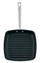 Anolon Professional Hard Anodised Square Grill Frying Pan, 24 cm