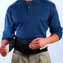 Mueller Black Lumbar Back Brace with Pad # 255 - Universal Sizing