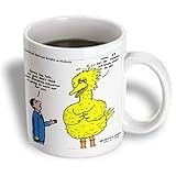 Rich Diesslins Funny Religious Light Cartoons - Big Bird Reject for Adult Christian Education - Mugs