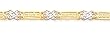 Two-tone 14kt Gold Irish Celtic Knot Bracelet (Available in Two Sizes)