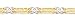 Two-tone 14kt Gold Irish Celtic Knot Bracelet (Available in Two Sizes)