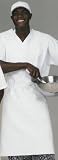 Pkg. of 2 - 33 Classic Bib Aprons - White