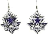 Dallas Cowboys Dangle Earrings - NFL Football Fan Shop Sports Team Merchandise