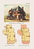 12 X 18 Stretched Canvas Poster Dwelling at Orange, New Jersey