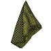SHEMAGH, OD GREEN/BLACK