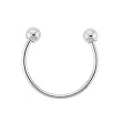 Stainless steel horse shoe ring - 3mm stud, 16g, 16mm diameter - Sold as a pair