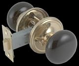2 3/4 inch Privacy Set - Black Solid Brass