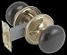 2 3/4 inch Privacy Set - Black Solid Brass