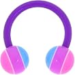 BIOPLAST Blue Purple Pink JAWBREAKER Circular Horse Shoe