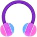 Bioplast Blue Purple Pink Jawbreaker Circular Horse Shoe
