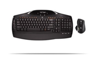 Logitech Cordless Desktop Mx5500 Revolution Keyboard Laser Mouse Bundle Bluetooth Icelandic Picture