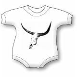 Cattle Skull Baby Ultrasoft Onesie