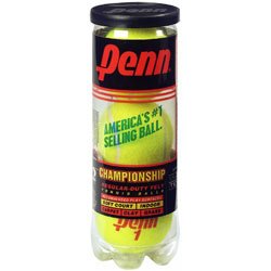 Penn Yellow Championship Regular Duty Tennis Balls