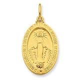 Sterling Silver & 24k Gold -plated Miraculous Medal