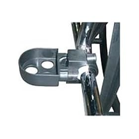 Drive Medical Deluxe Manual Wheelchair Cane/Crutch Holder, Chrome