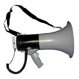 TCO27900 - Megaphone, 800-Yard Range, Adjustable Volume, Gray/Blue