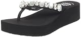 Yellow Box Women’s Rimini Wedge Sandal,Black,7 M US