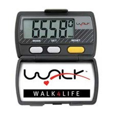 Walk4Life Pedometer - W4L Elite 5 Function Digital Pedometer-Bulk Packed