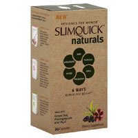 SlimQuick Naturals Weight Loss Supplement For Women - 20 Capsules