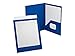 Oxford 853986 Oxford ViewFolio Twin Presentation Folder Blue (OXF 57441)
