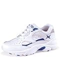 Mens Aetrex White & Blue Orthopedic Hiker Shoe (Reduced Clearance)