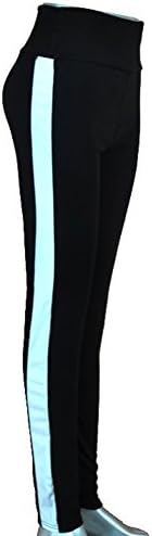 Cloudy Arch Women's Sexy Stretch Leggings Yoga Pants Fitness Workout Pants(Black/White,M)