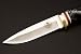exklusives Jagdmesser Ebony , von Ed Mahony, VG 10