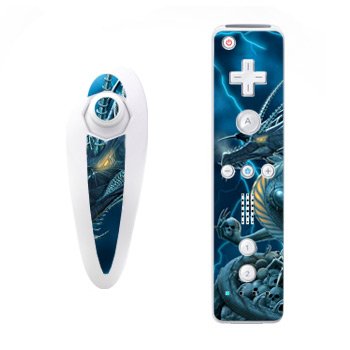 Abolisher Design Nintendo Wii Nunchuk + Remote Controller Protector Skin Decal Sticker 3144vJ61qfL Abolisher Design Nintendo Wii Nunchuk + Remote Controller Protector Skin Decal Sticker