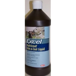 8 in 1 Excel Nutricoat Skin & Coat Liquid for Dogs, 32 Ounce Bottle