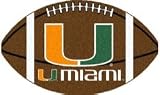 Miami Hurricanes 24x15Football Rug