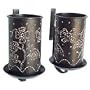 'Teropong,' candleholders (pair)